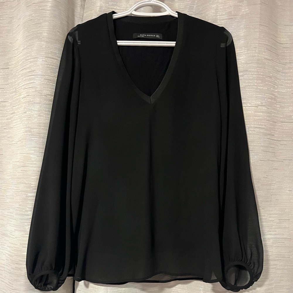 Zara Woman Black Blouse